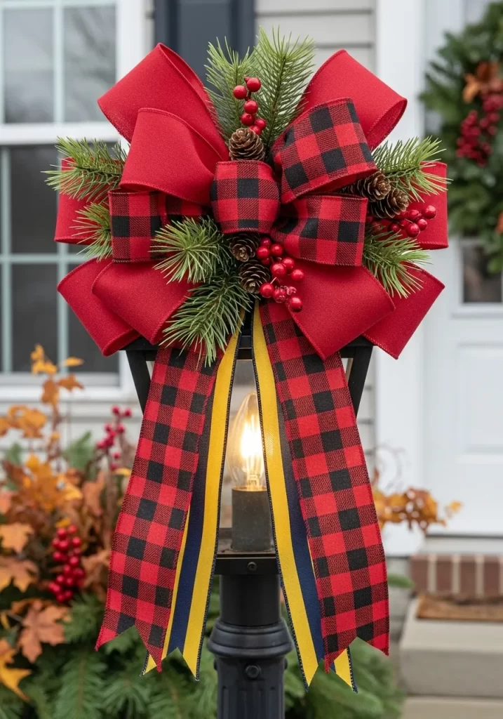 Festive Lamp Post Topper