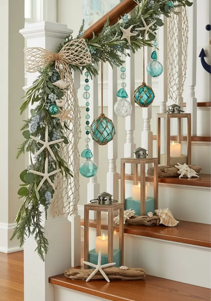Christmas Stair Decor