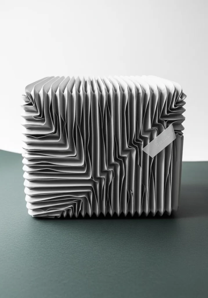 Sculptural Accordion Pleat