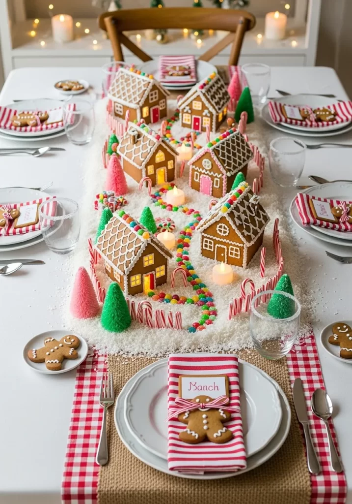 Whimsical Gingerbread Village