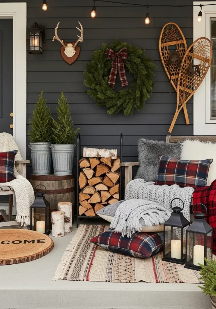 Winter Porch Decor