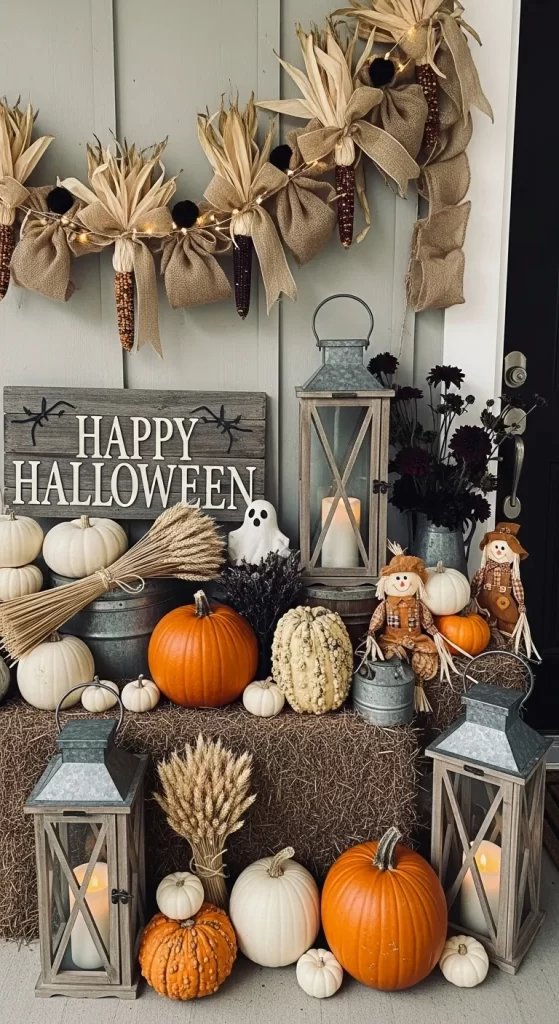 Harvest Farmhouse Halloween Porch Harvest Farmhouse Halloween Porch