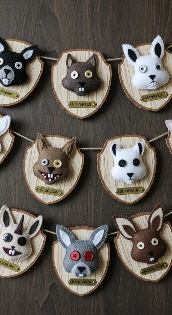 Creepy Taxidermy Garland