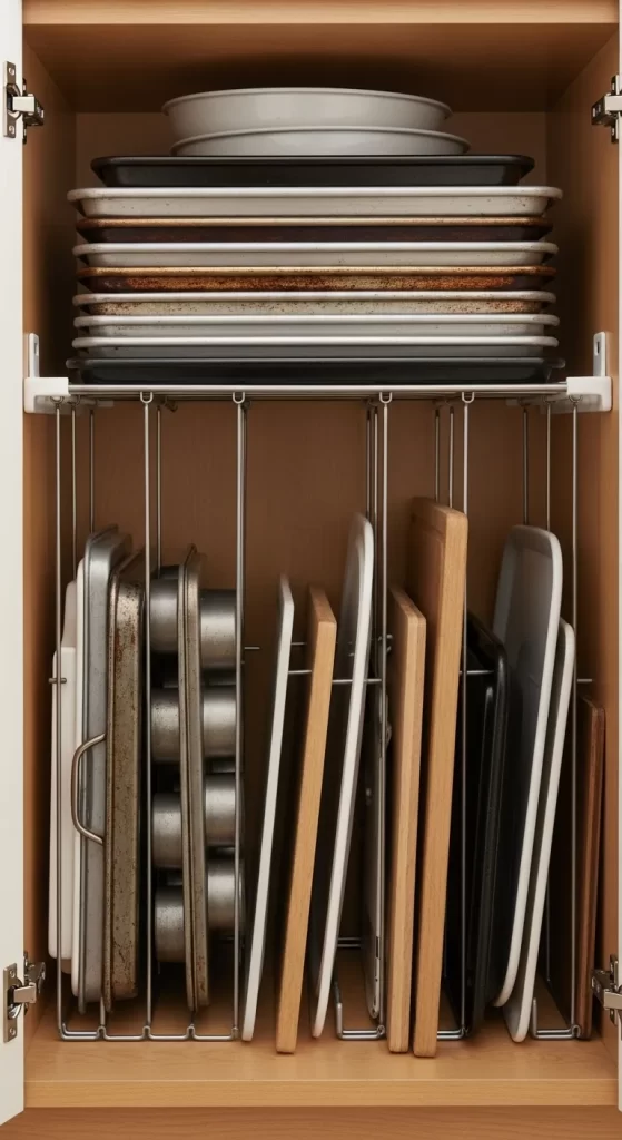 Vertical Bakeware Organizer