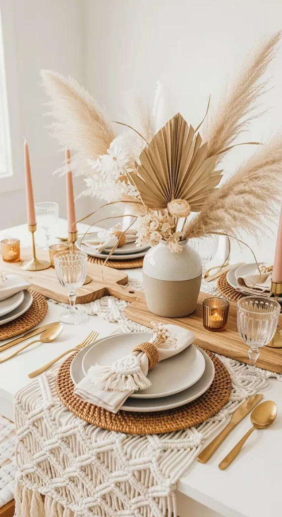 The Macrame Harvest Table