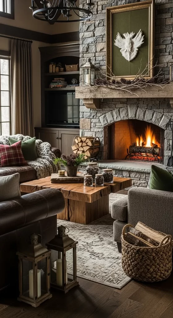 The Cozy Cabin Hearth