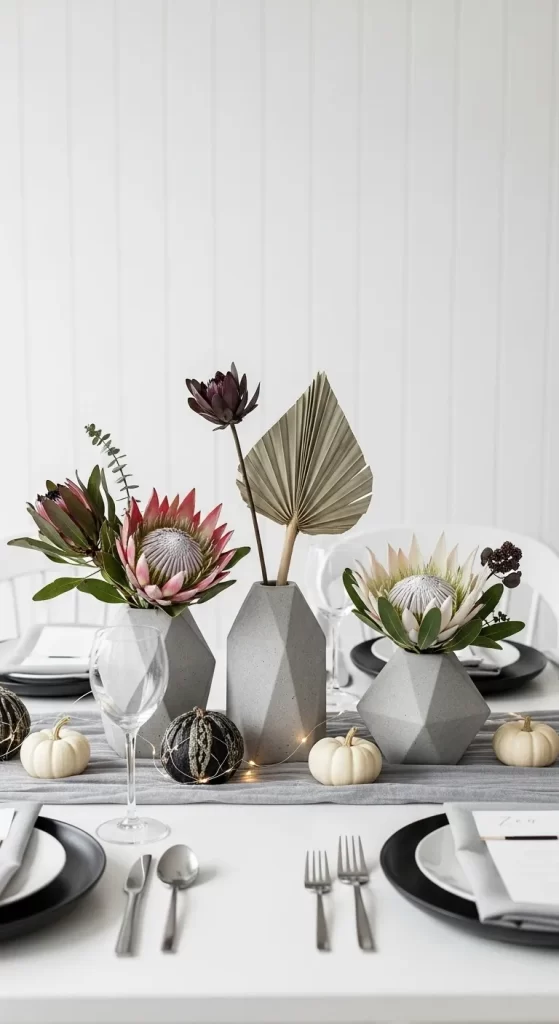 Modern Protea Vases