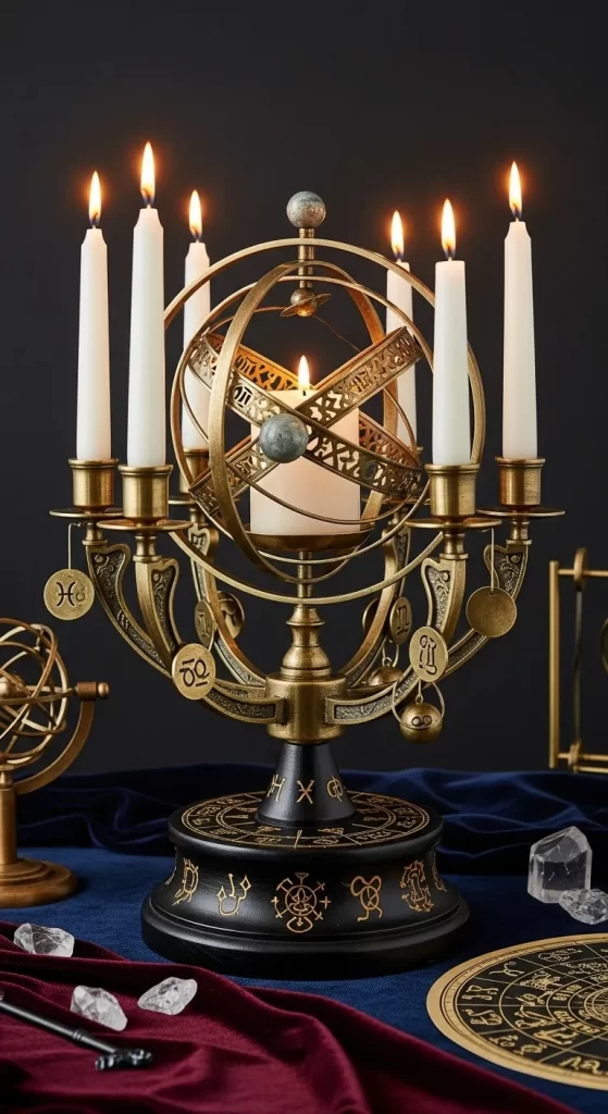 The Astrologer's Orrery Candelabra