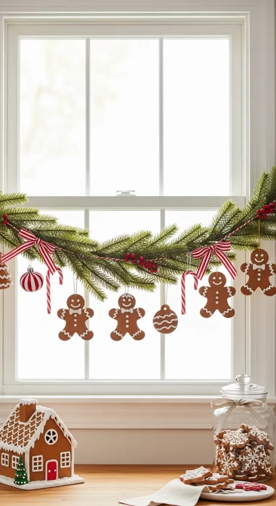 Sweet Gingerbread Cookie Garland