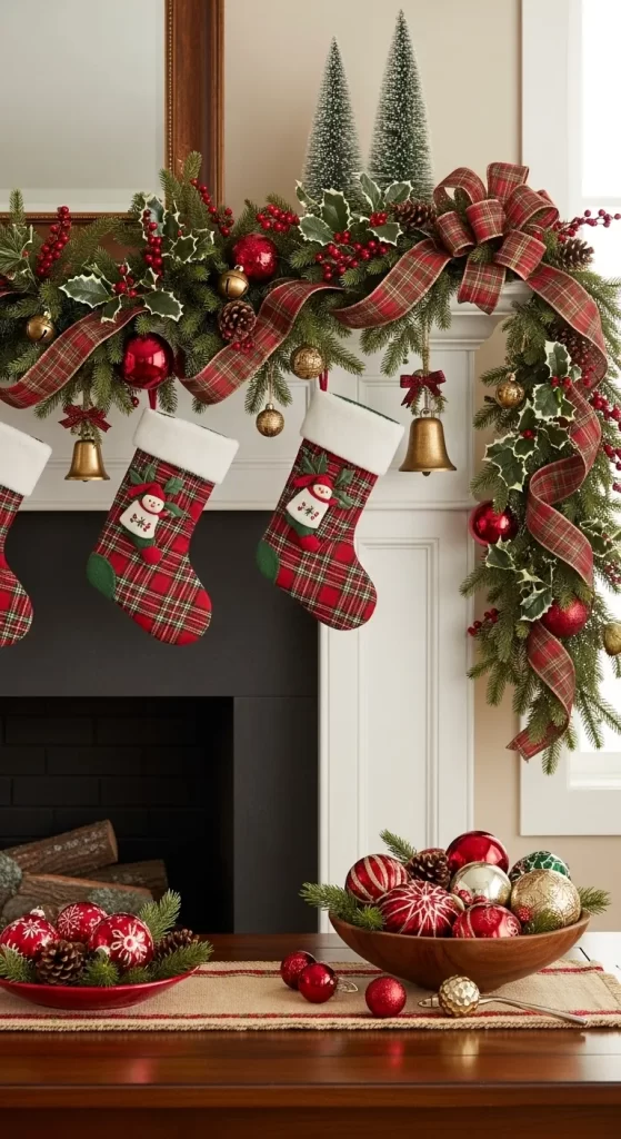 Classic Christmas Mantel Garland