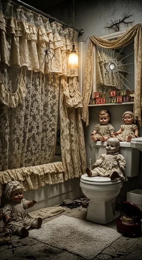 Abandoned Dollhouse Bathroom