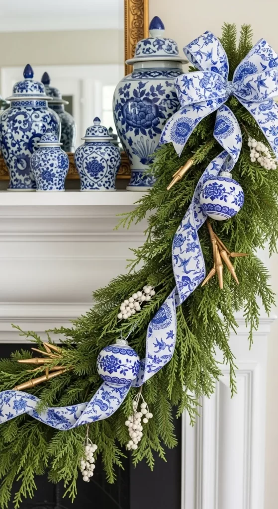 Elegant Chinoiserie-Style Garland