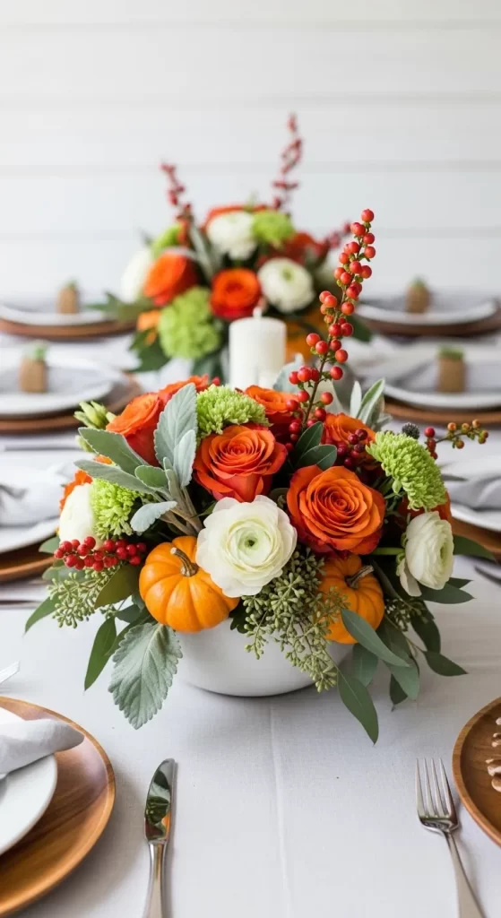 The Gilded Harvest Centerpiece