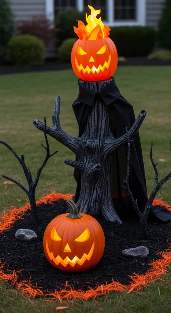 The Flaming Pumpkin Ghoul