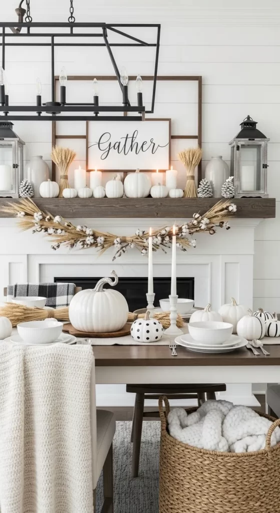 The Farmhouse Gathering Mantel