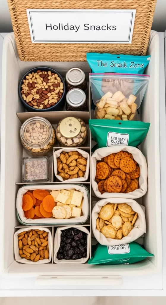 Snack Drawer Organization