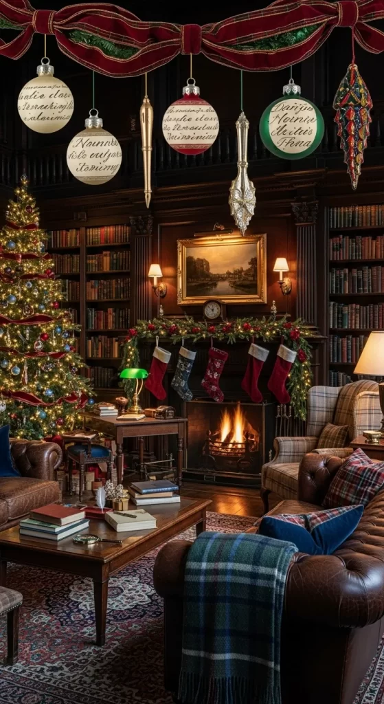 Classic Library Christmas