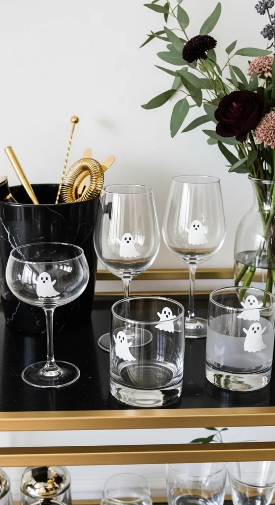 Ghostly Glassware Decals