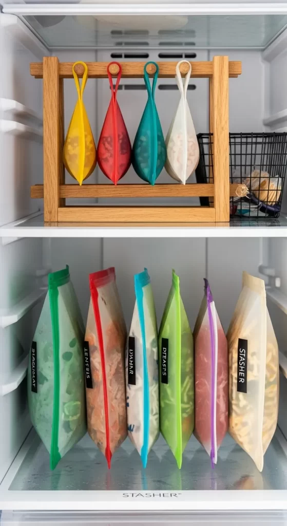 Reusable Bags and Drying Rack