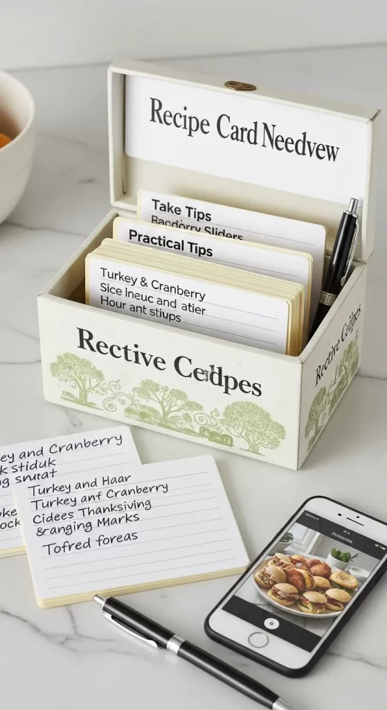 Leftover Recipe Cards
