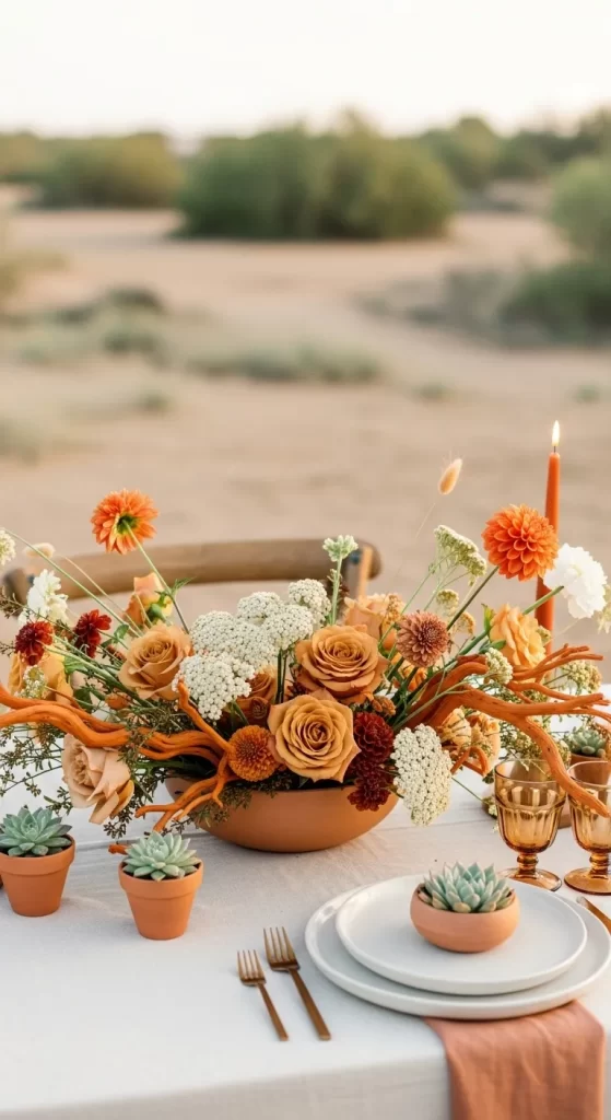 Terracotta Table Arrangement