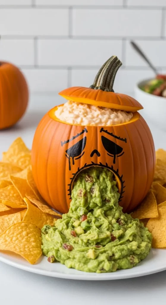 Puking Pumpkin Guacamole