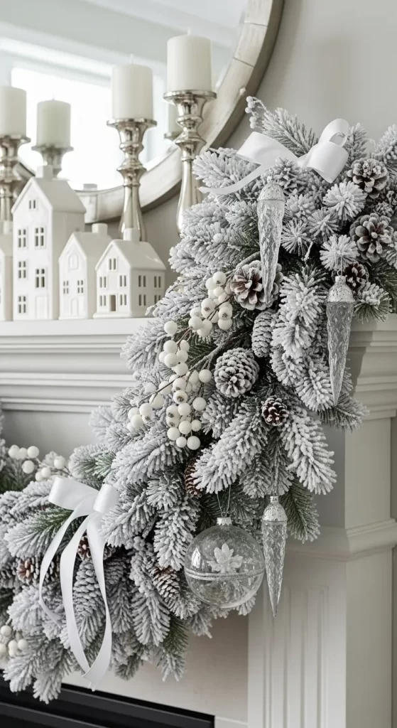 Snowy White Winter Wonderland Garland