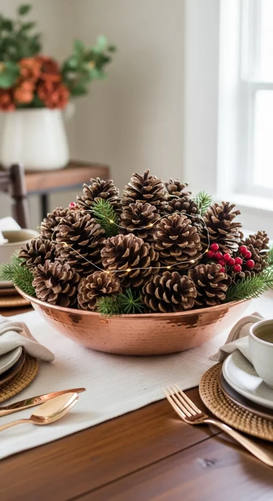 The Copper Bowl Pinecone Cluster