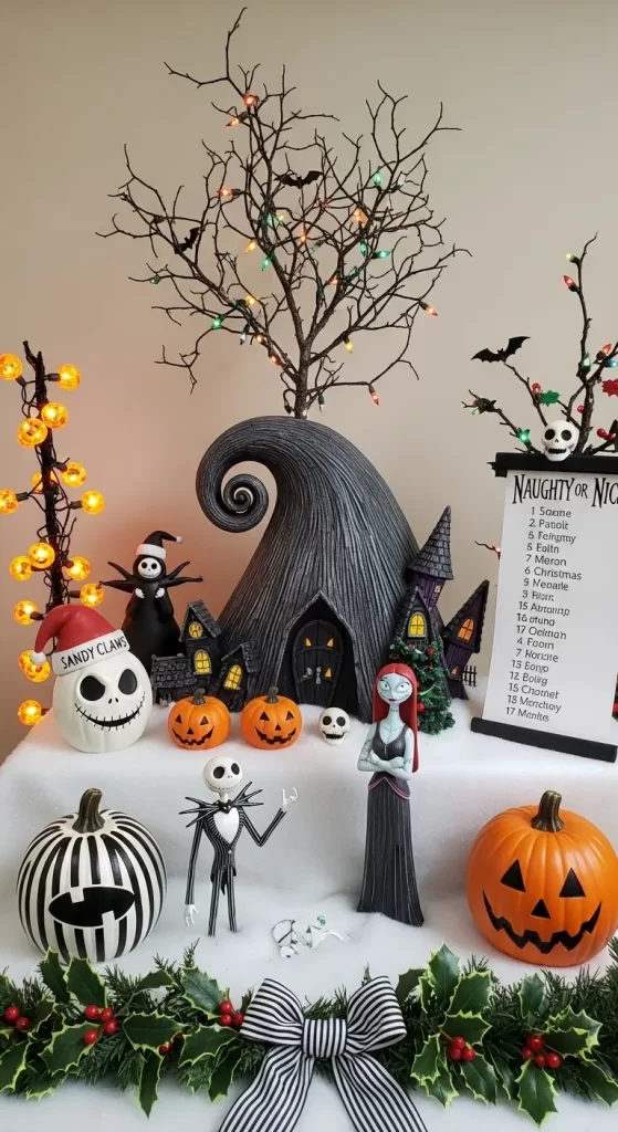 Tim Burton's Halloween Town Mantel Tim Burton's Halloween Town Mantel