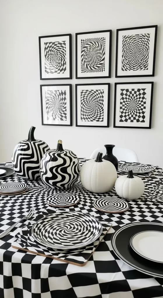 Hypnotic Patterns Tablescape