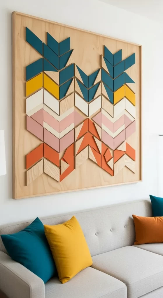 Geometric Wood Wall Art