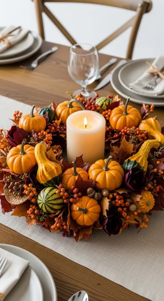The Mini Harvest Wreath