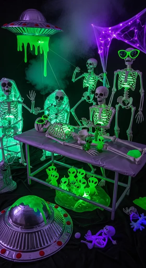 Alien Abduction Scene