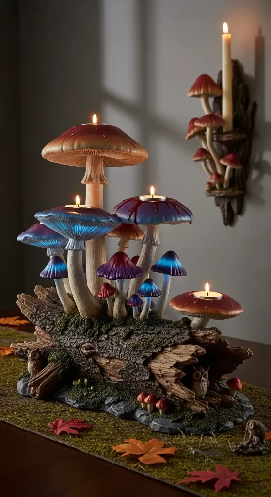 The Enchanted Forest Fungi Centerpiece
