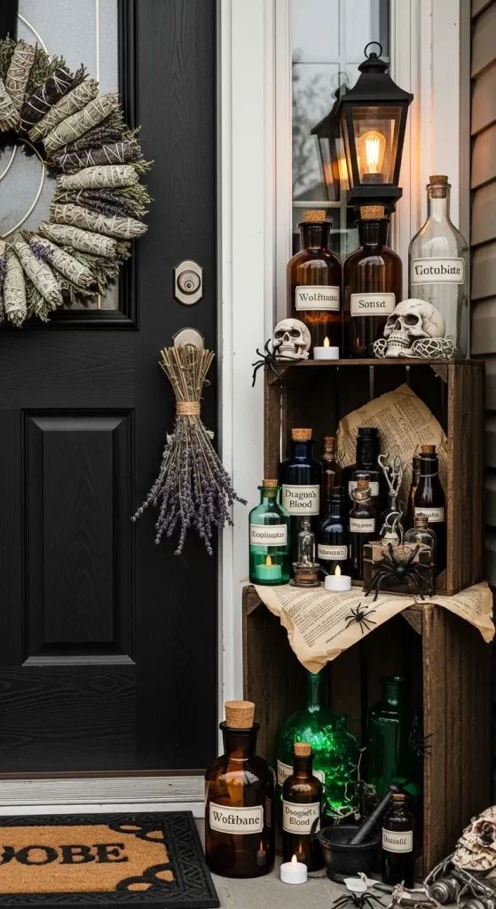 Witch's Apothecary Shelf