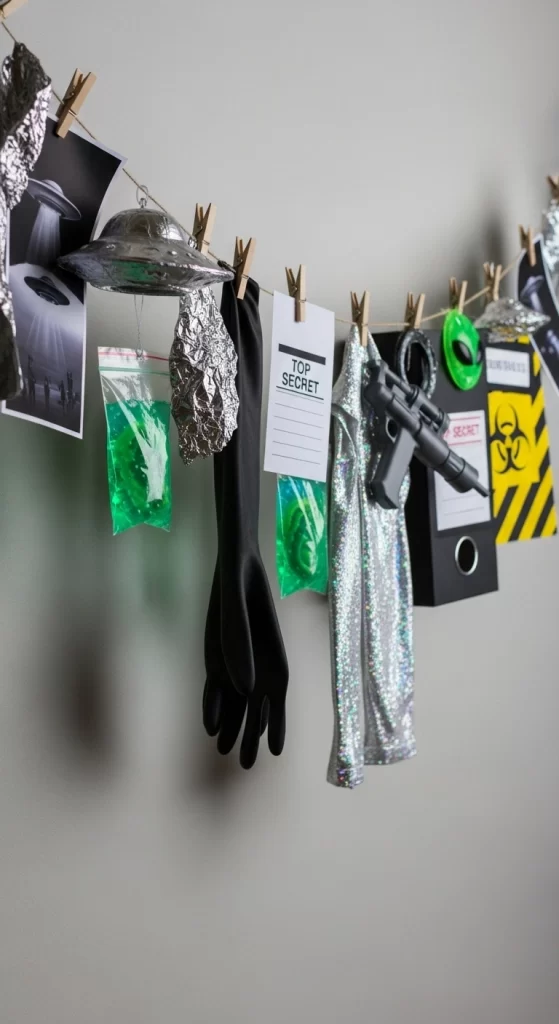 Alien Invasion Evidence Garland