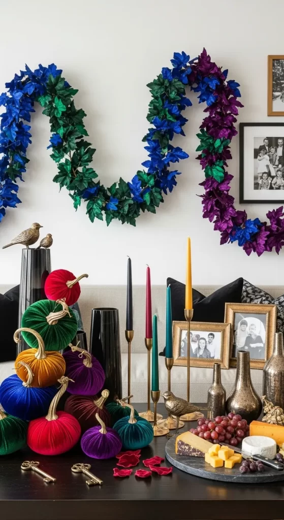 The Jewel-Toned Mantel