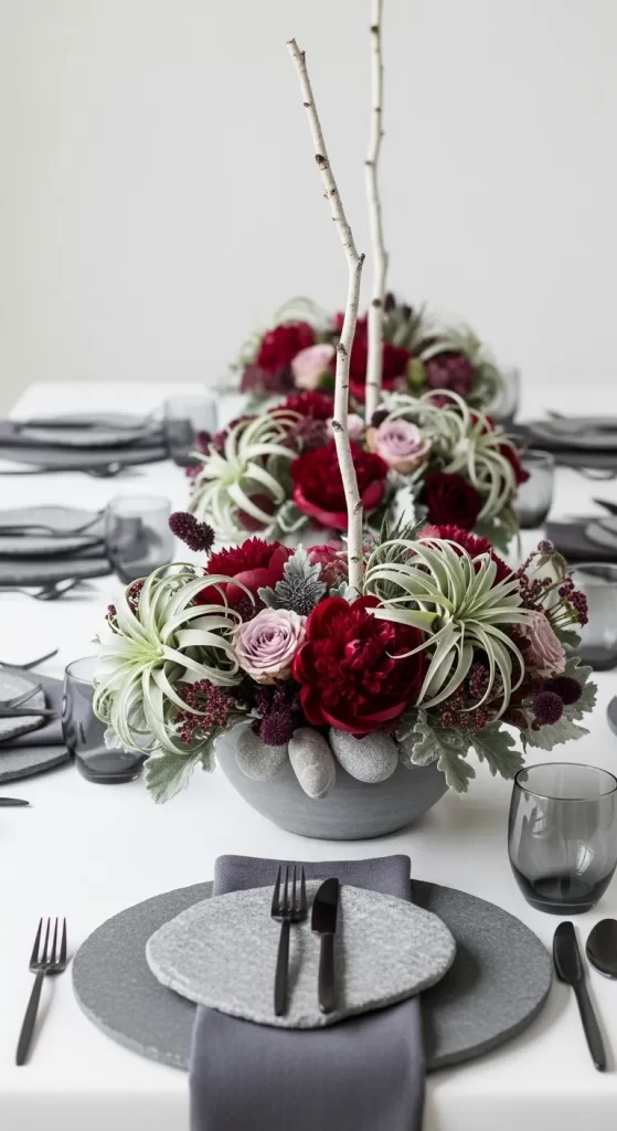 Modern Woodland Centerpiece