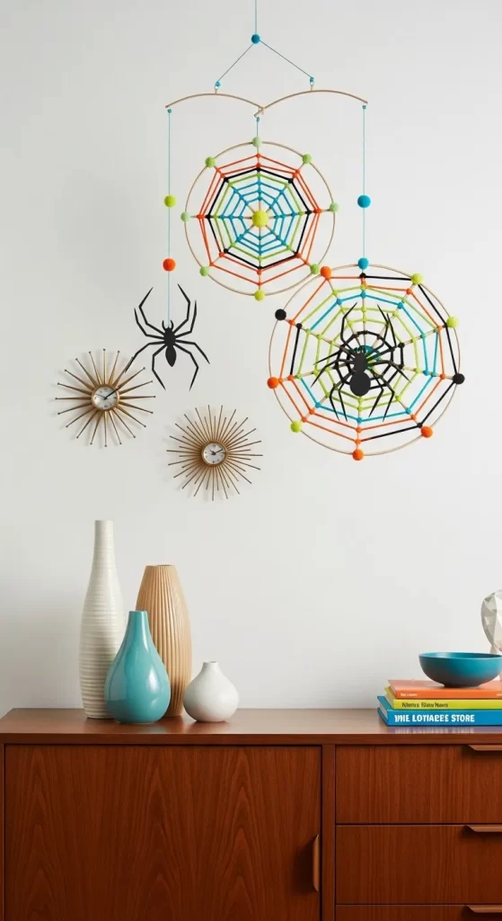 Mid-Century Modern Spider Mobile