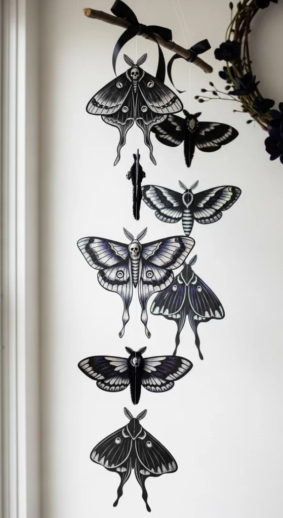 Gothic Lunar Moth Mobile