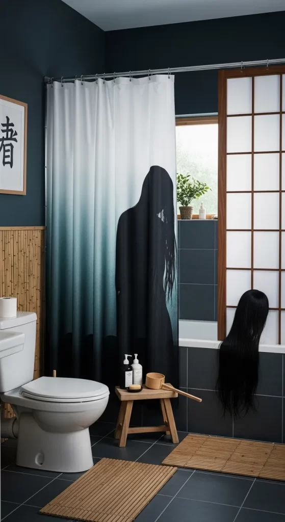 The Grudge's Guest Bathroom