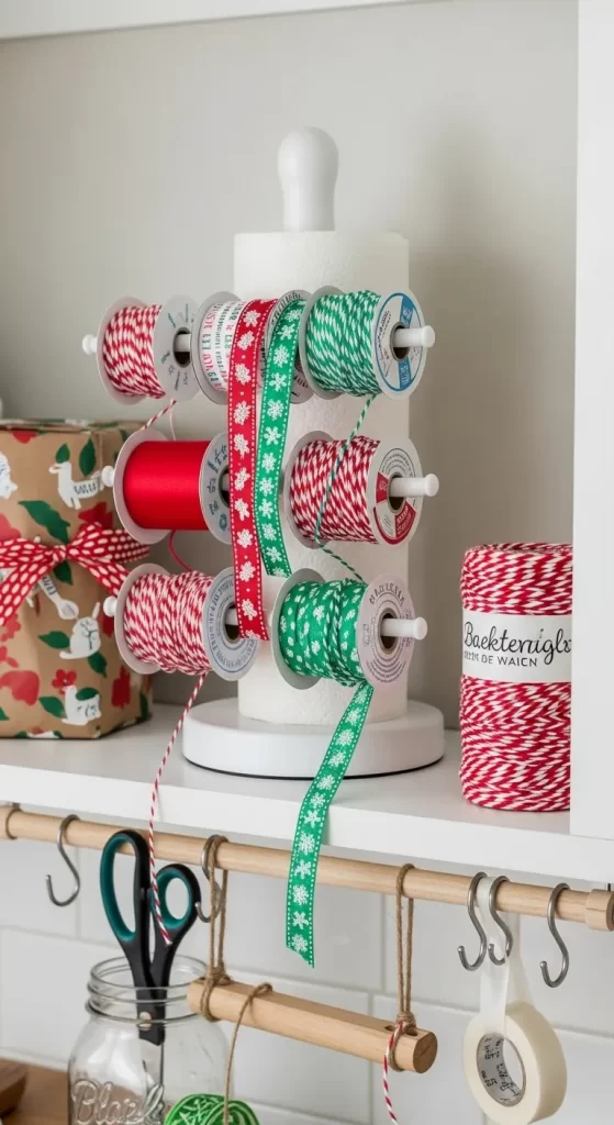 Gift Wrap Ribbon Dispenser
