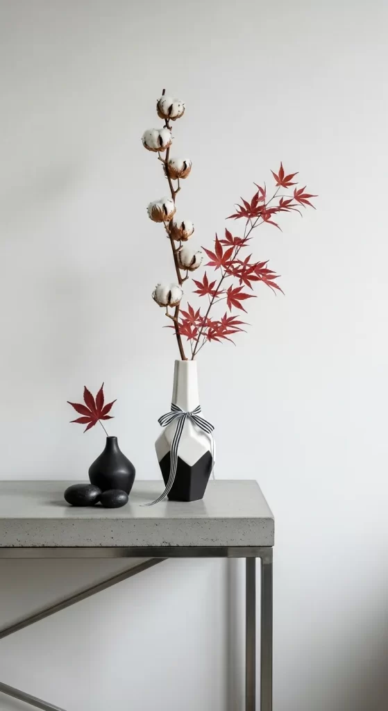 A Graphic Autumn Arrangement