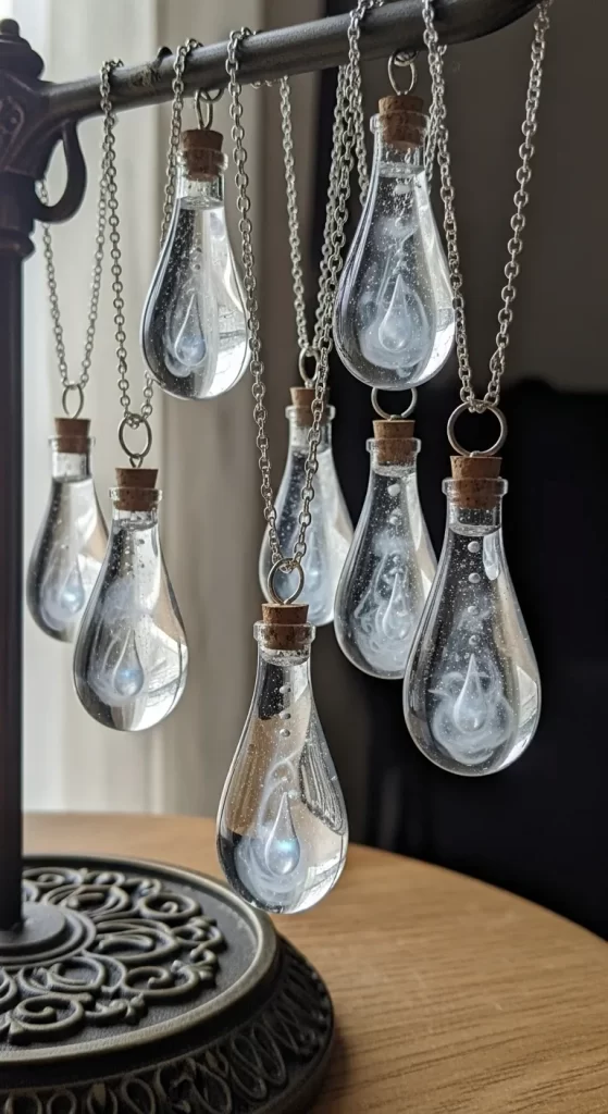 Hang Delicate Glass Accents