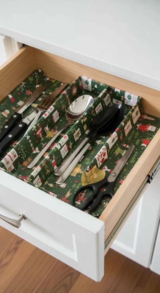Festive DIY Drawer Dividers