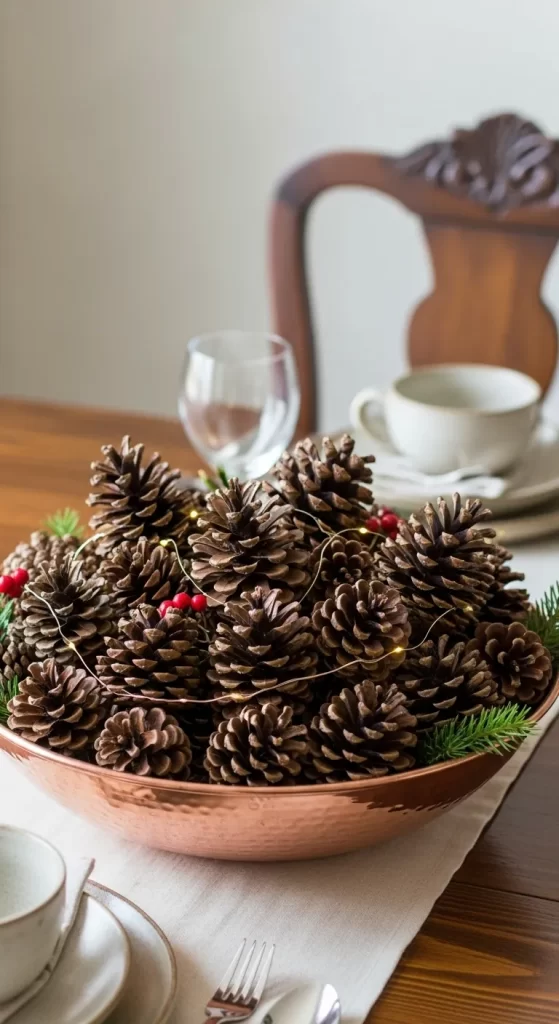 The Copper Bowl Pinecone Cluster