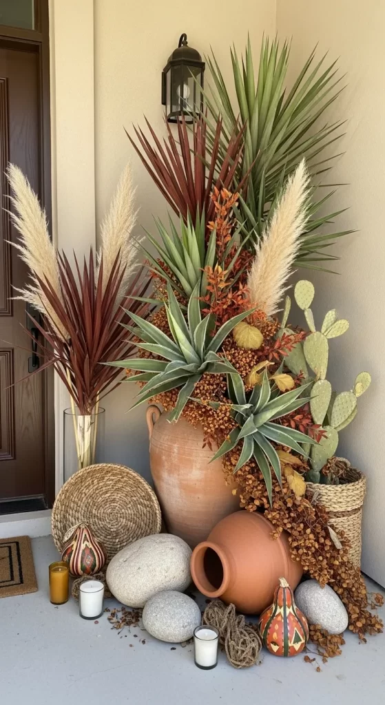 A Southwestern-Inspired Porch Display