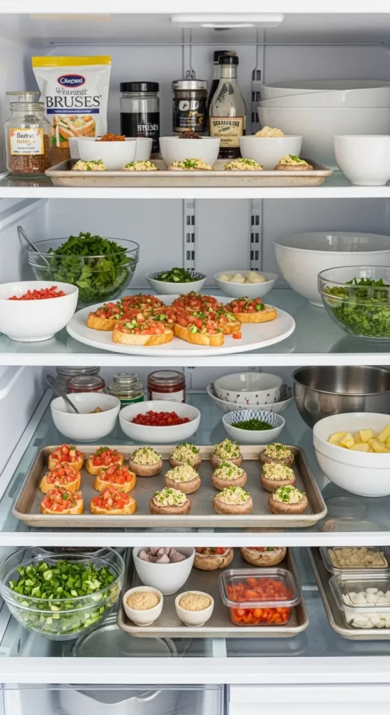 Pre-Party Appetizer Staging