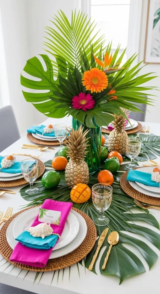 "Mele Kalikimaka" Dining Decor