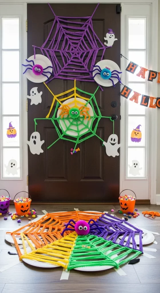 Playful Pipe Cleaner Door Decor